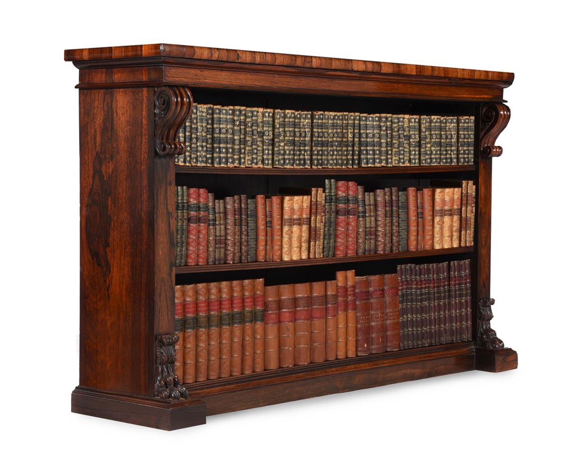 Y A REGENCY ROSEWOOD BOOKCASE, IN THE MANNER OF GILLOWS, CIRCA 1820 - Bild 2 aus 5