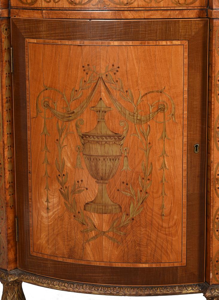 Y A SATINWOOD, NEOCLASSICAL MARQUETRY AND PARCEL GILT COMMODE OR SIDE CABINET, 19TH CENTURY - Image 3 of 8