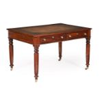 A GEORGE IV MAHOGANY LIBRARY TABLE, ATTRIBUTED TO GILLOWS, CIRCA 1830