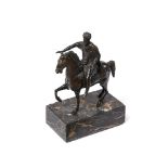 AFTER THE ANTIQUE, A BRONZE FIGURE OF MARCUS AURELIUS ON HORSEBACK, LATE 18TH/EARLY 19TH CENTURY