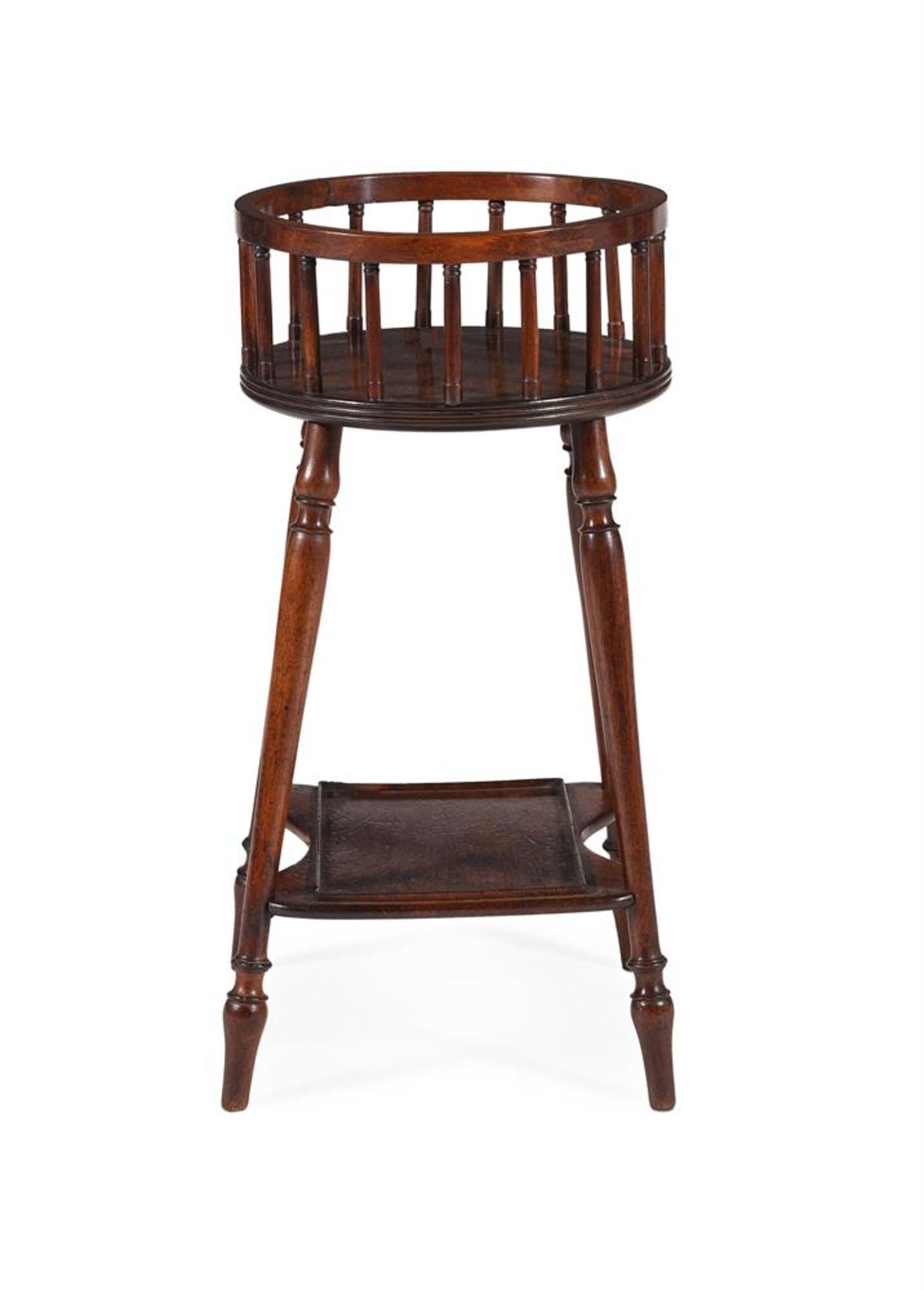 A REGENCY MAHOGANY PLATE STAND, AFTER A DESIGN BY GILLOWS, CIRCA 1815 - Image 2 of 4