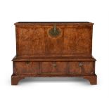 A GEORGE I WALNUT CHEST ON STAND, CIRCA 1720