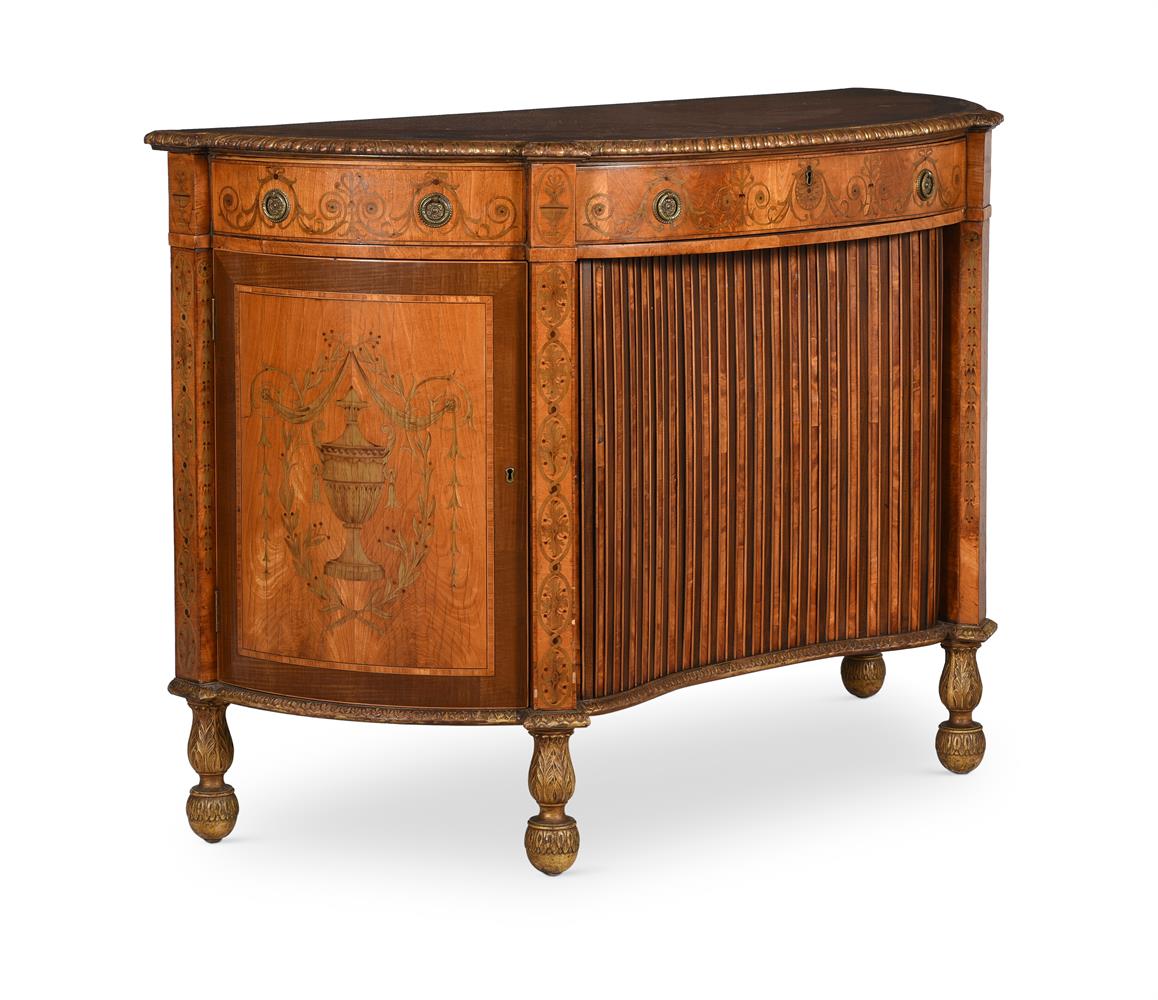 Y A SATINWOOD, NEOCLASSICAL MARQUETRY AND PARCEL GILT COMMODE OR SIDE CABINET, 19TH CENTURY - Image 2 of 8