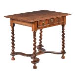 A WILLIAM & MARY WALNUT SIDE TABLE, CIRCA 1690