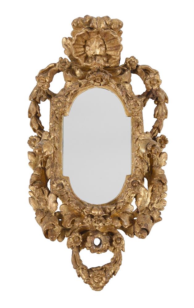 A PAIR OF ITALIAN CARVED GILTWOOD MIRRORS, LATE 18TH OR EARLY 19TH CENTURY - Image 2 of 7