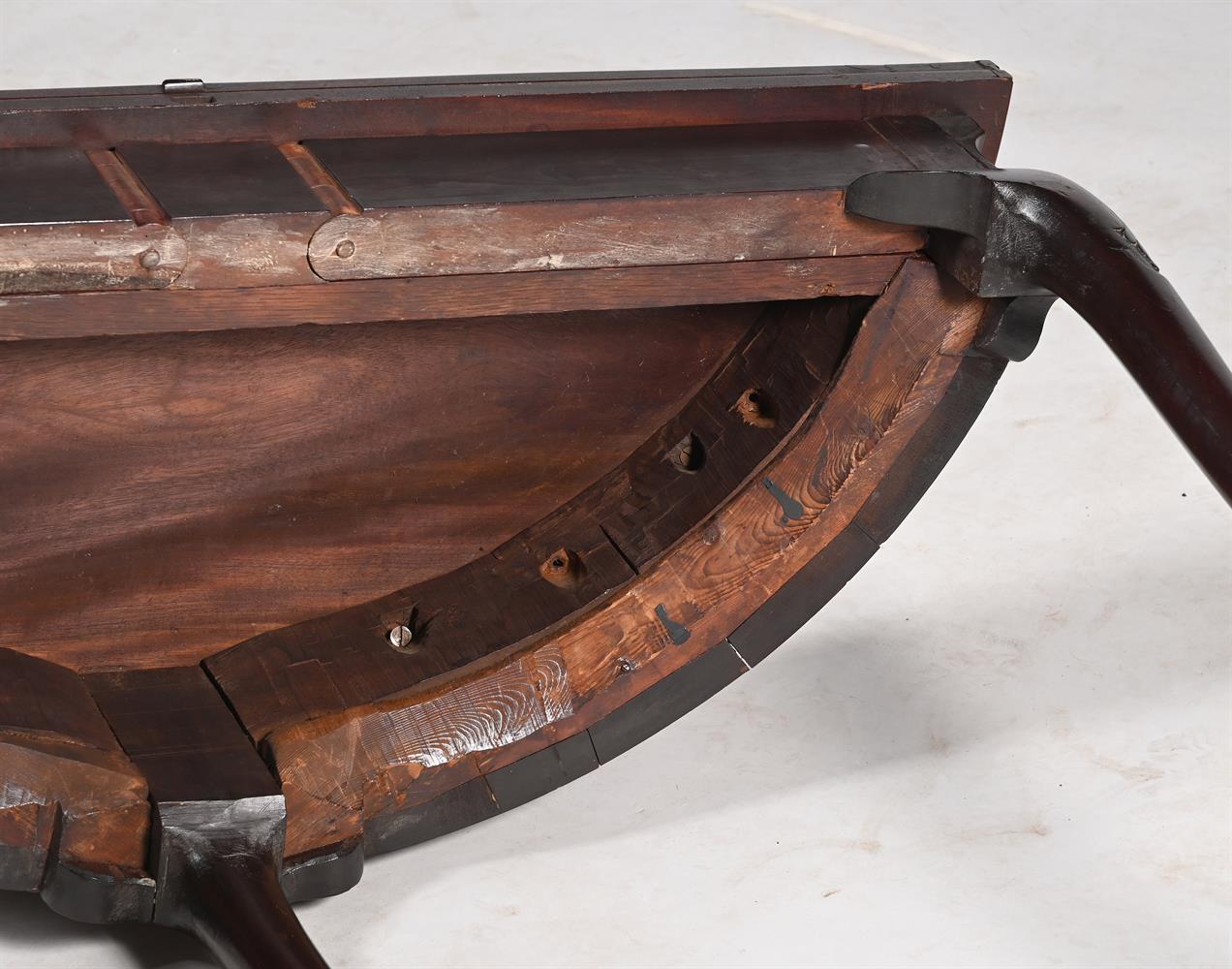 A GEORGE II CARVED MAHOGANY FOLDING TEA TABLE, CIRCA 1740-50 - Image 9 of 10