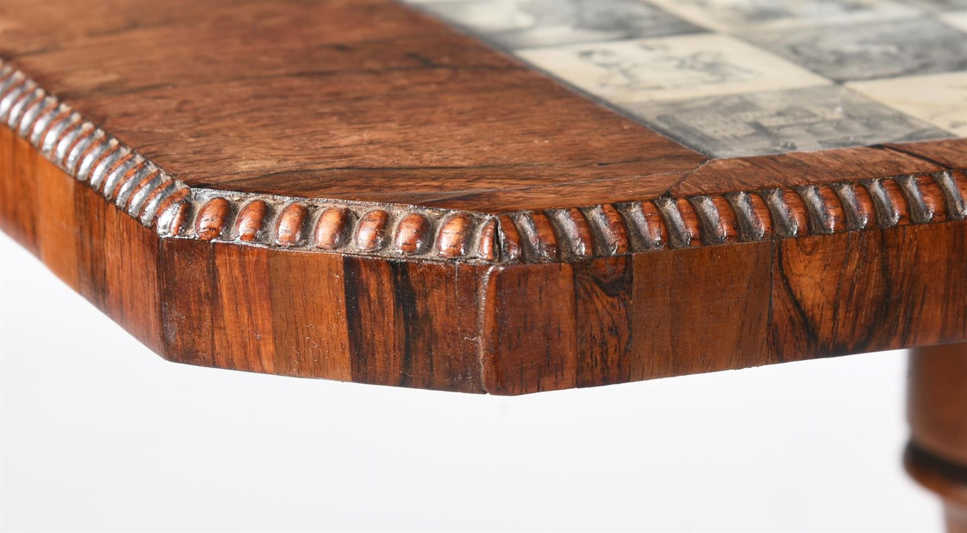 Y A WILLIAM IV ROSEWOOD GAMES AND OCCASIONAL TABLE, CIRCA 1830 - Image 6 of 6