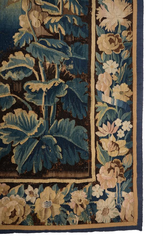 AN AUBUSSON VERDURE TAPESTRY, LATE 17TH CENTURY - Image 4 of 4