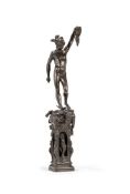 AFTER BENVENUTO CELLINI (FLORENCE, 1500-1571) A BRONZE FIGURE OF PERSEUS AND MEDUSA ON PLINTH
