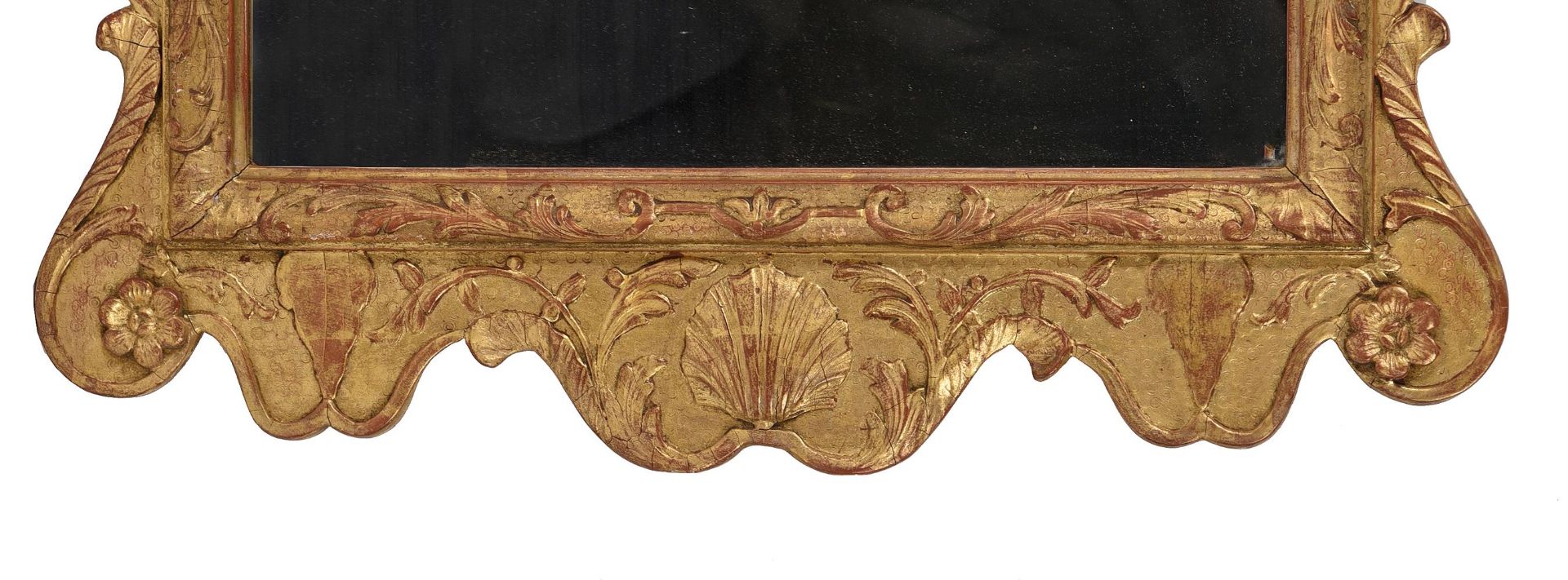 A GILTWOOD AND GILT GESSO MIRROR, IN GEORGE I STYLE, LATE 19TH OR EARLY 20TH CENTURY - Image 3 of 5