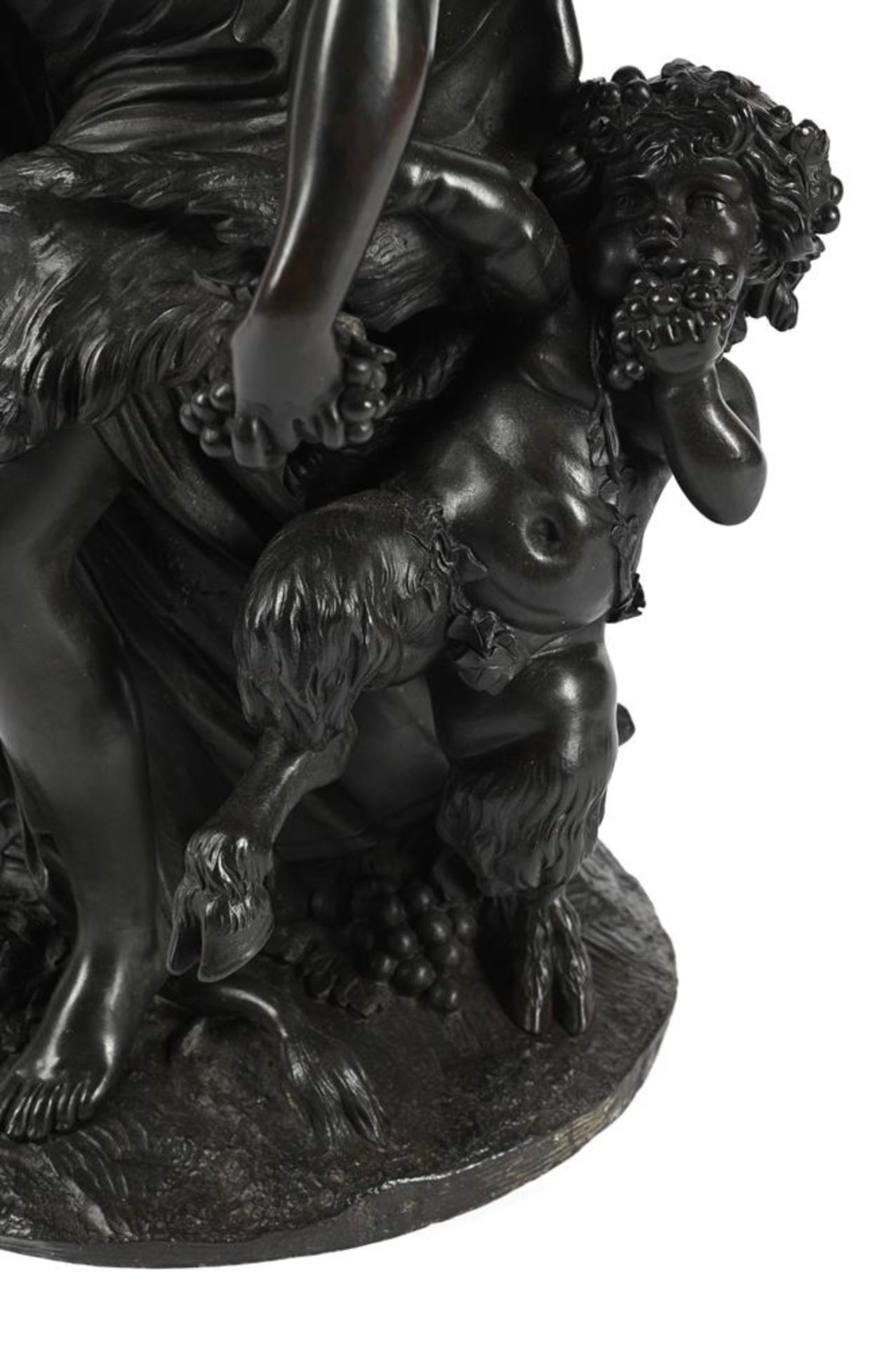 AFTER CLAUDE MICHEL CLODION, A LARGE BRONZE FIGURAL GROUP OF BACCHIC REVELLERS, 19TH CENTURY - Image 6 of 7