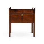 A GEORGE III MAHOGANY BEDSIDE CUPBOARD, CIRCA 1770