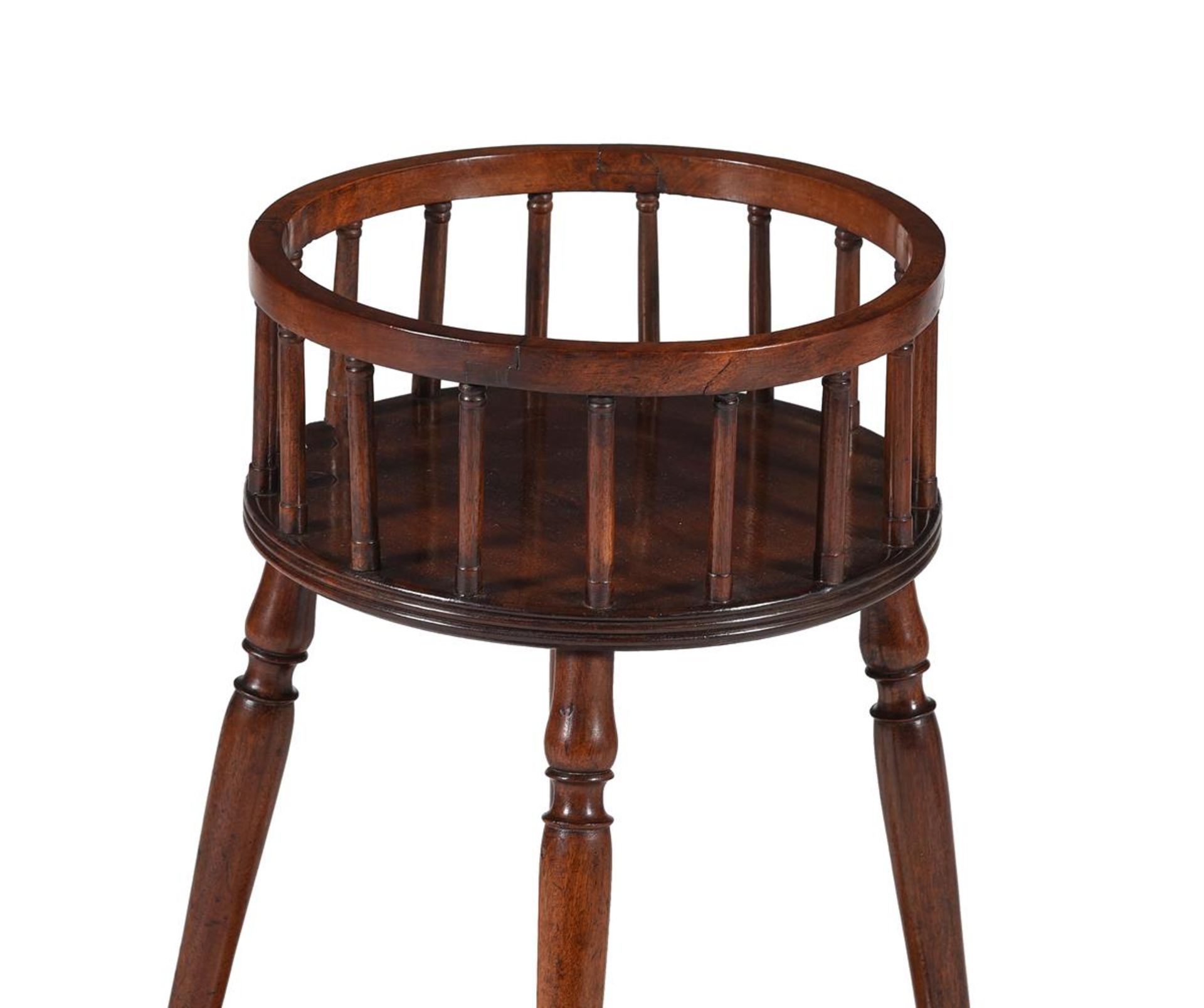 A REGENCY MAHOGANY PLATE STAND, AFTER A DESIGN BY GILLOWS, CIRCA 1815 - Image 4 of 4