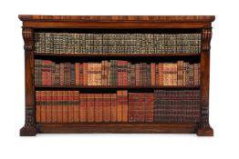 Y A REGENCY ROSEWOOD BOOKCASE, IN THE MANNER OF GILLOWS, CIRCA 1820
