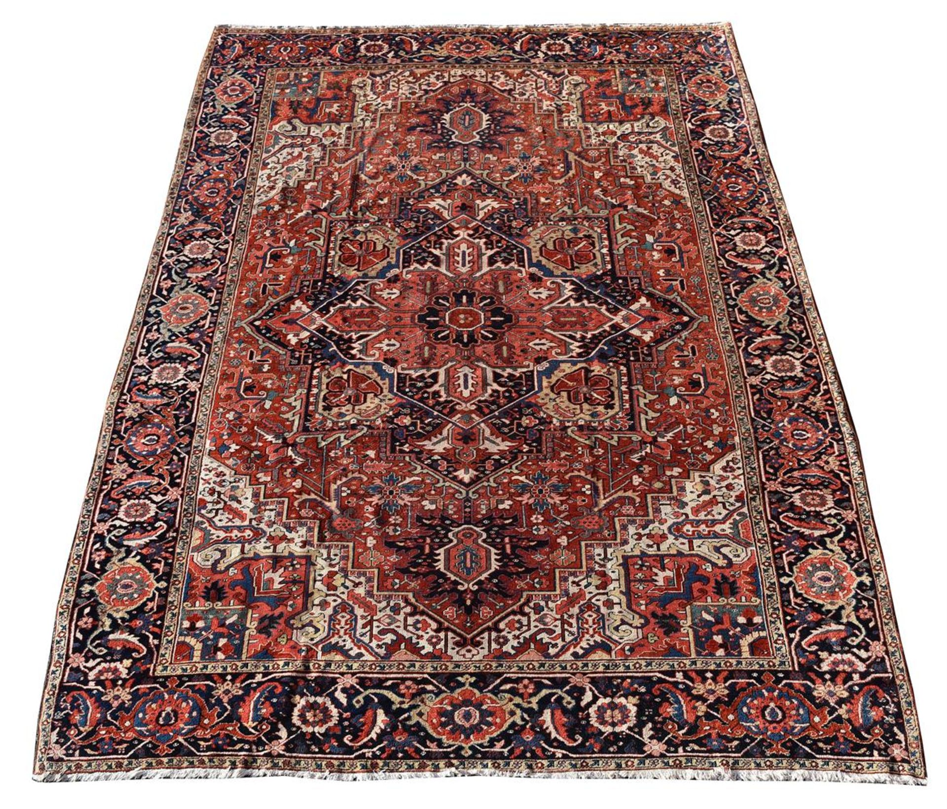 A HERIZ CARPET, approximately 386 x 296cm