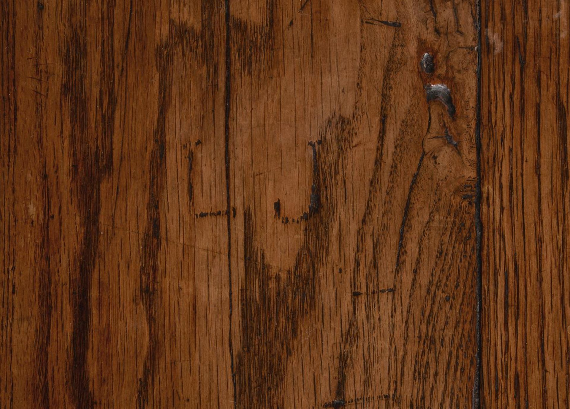 AN OAK AND PINE REFECTORY TABLE, 18TH CENTURY AND LATER - Image 8 of 8