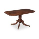 Y A GEORGE IV GONCALO ALVES AND ROSEWOOD DINING OR CENTRE TABLE, CIRCA 1825