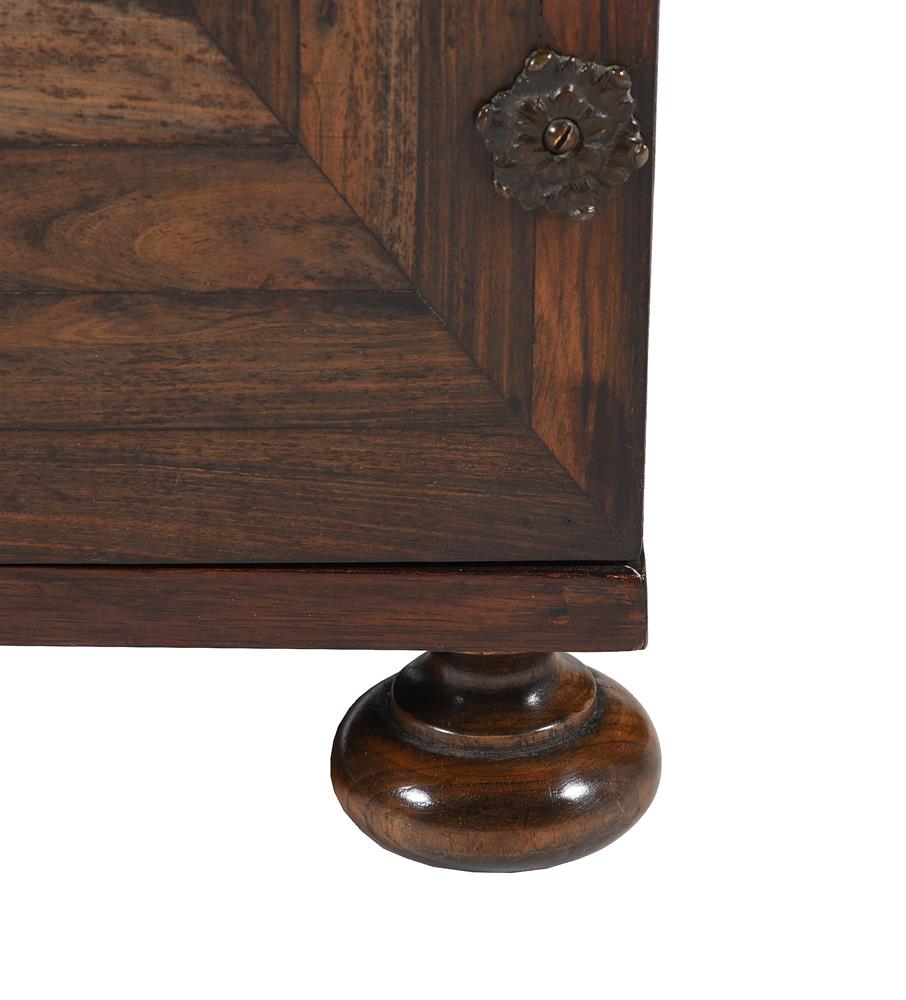 Y A ROSEWOOD AND EXOTIC TIMBER TABLE CABINET, PROBABLY INDO-PORTUGUESE - Image 3 of 5