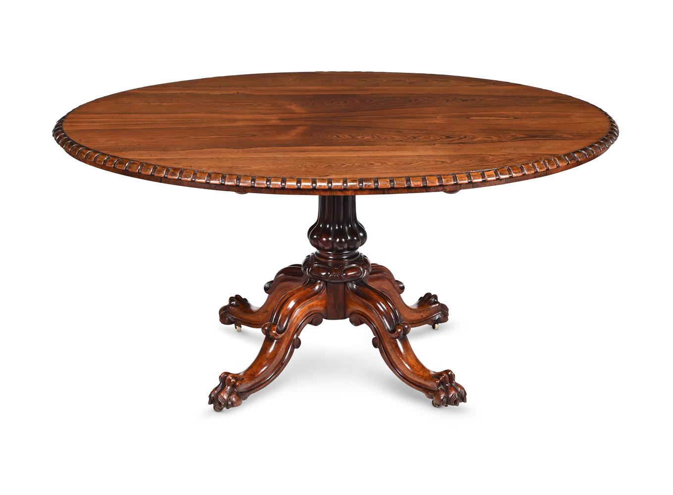 Y A WILLIAM IV ROSEWOOD CENTRE TABLE, CIRCA 1835 - Image 2 of 2