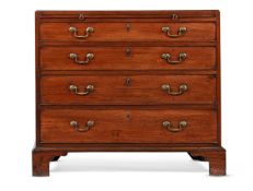 A GEORGE III MAHOGANY CHEST OF DRAWERS, CIRCA 1780
