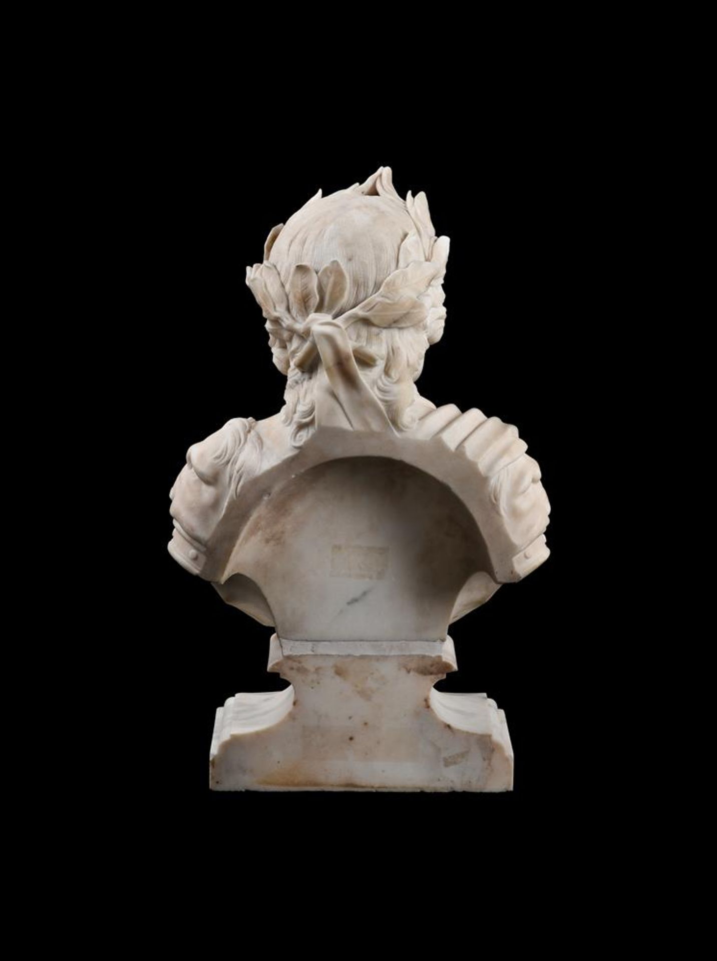 AFTER MICHAEL RYSBRACK (1693-1770) A CARVED MARBLE BUST OF KING GEORGE II (1638-1760) - Bild 4 aus 6