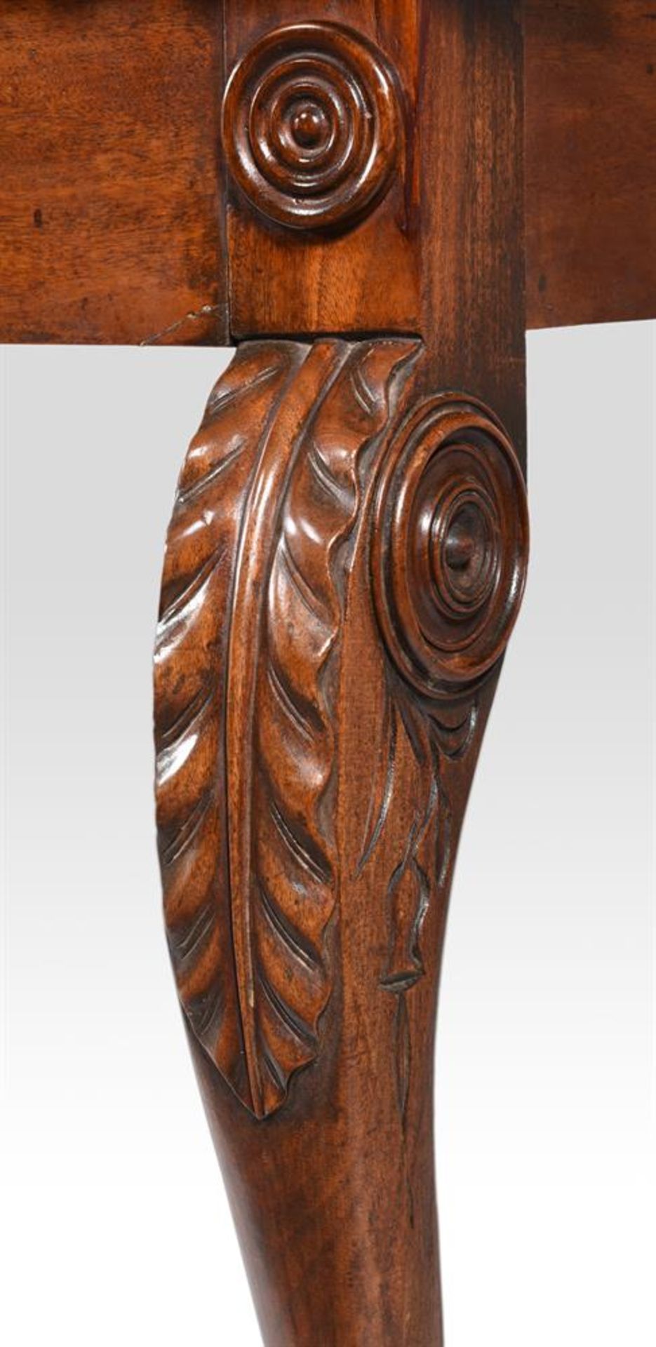 A GEORGE IV IRISH MAHOGANY SERVING TABLE, CIRCA 1830 - Image 3 of 7