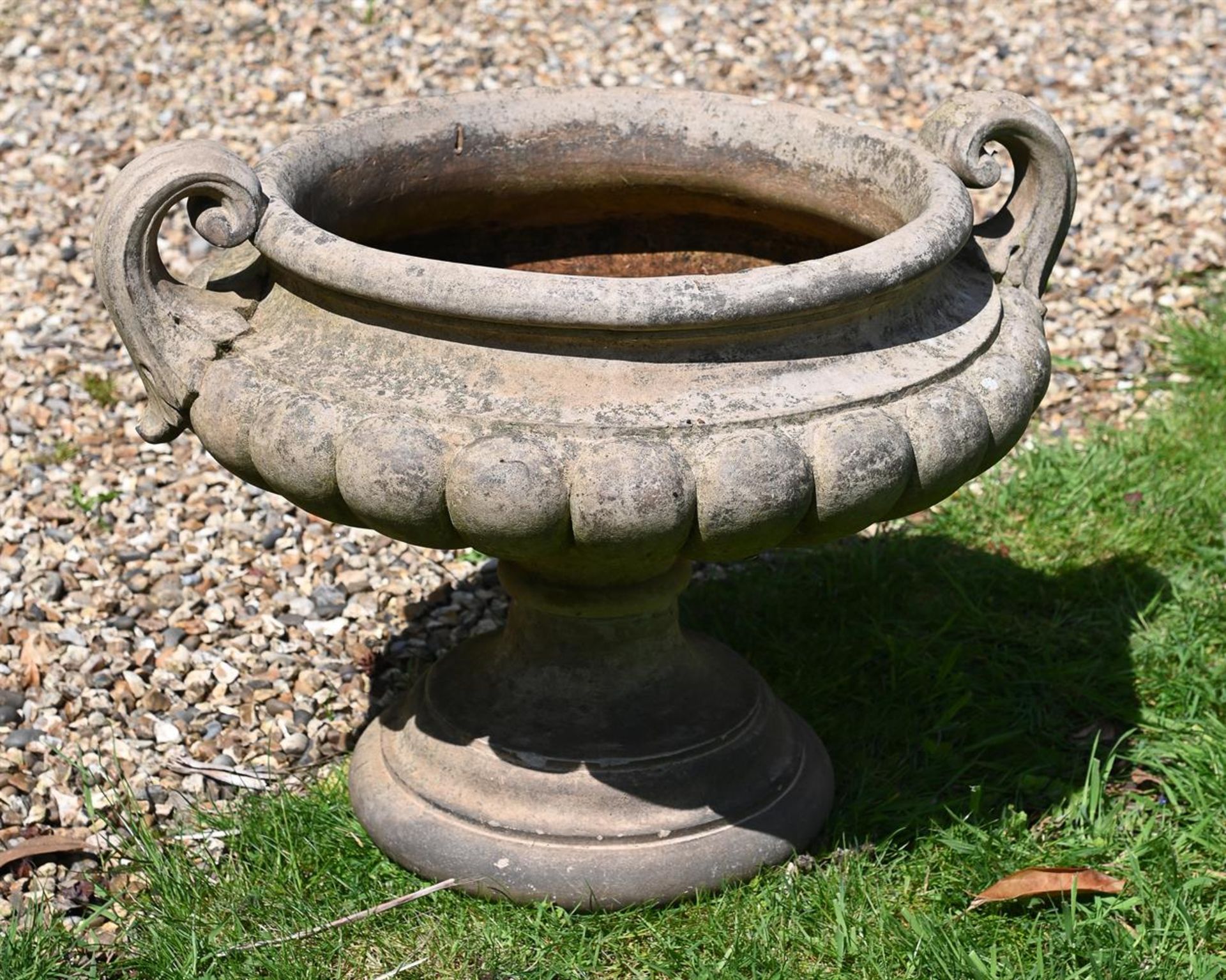 A VICTORIAN TERRACOTTA CENTREPIECE, ATTRIBUTED TO JAMES PULHAM & SONS, 19TH CENTURY