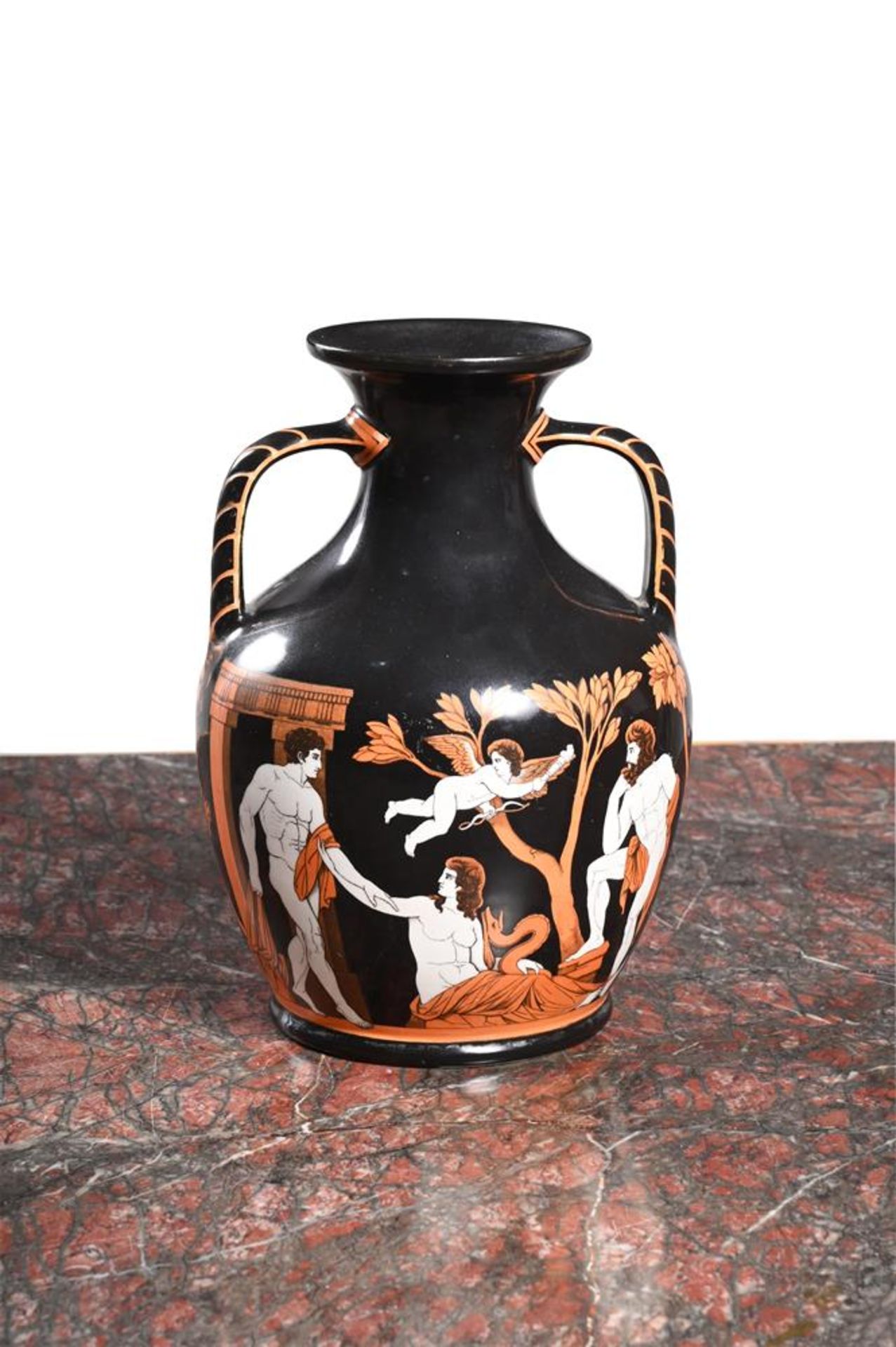 SAMUEL ALCOCK & CO, THE PORTLAND VASE, CIRCA 1850-1880 - Image 4 of 4