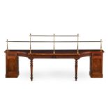 A GEORGE IV MAHOGANY PEDESTAL SIDEBOARD, IN THE MANNER OF MACK, WILLIAMS & GIBTON, CIRCA 1830