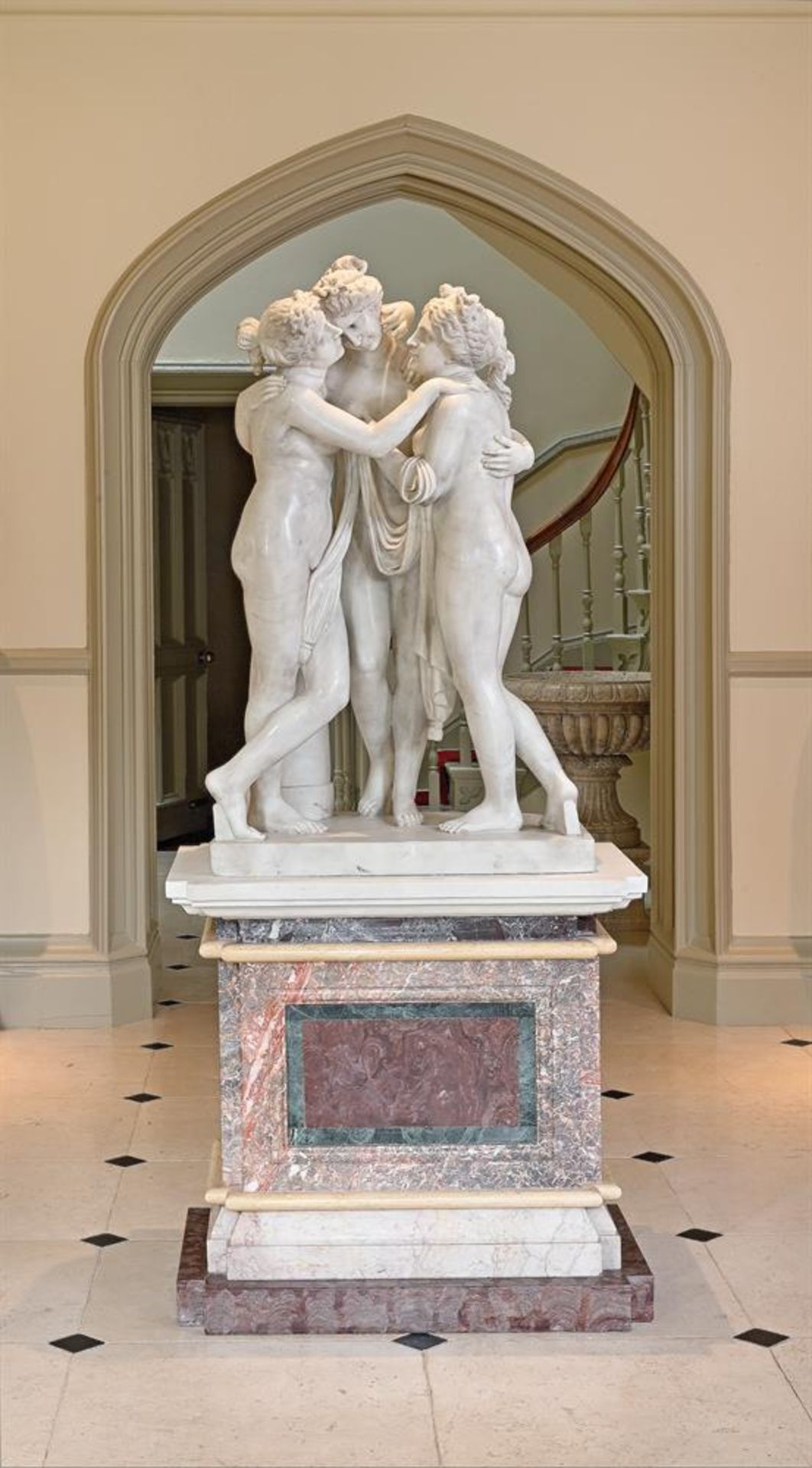 AFTER ANTONIO CANOVA (1757-1822), THE THREE GRACES, CONTEMPORARY - Bild 2 aus 3