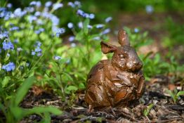 λ BORIS CAMPISTRON (FRENCH, 1988- ), A LIMITED EDITION BRONZE MODEL 'LAPIN AUX AGUETS'