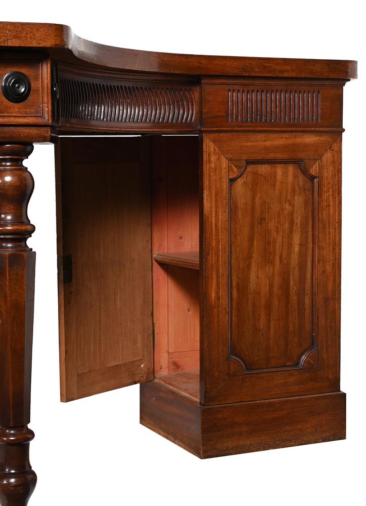 A GEORGE IV MAHOGANY PEDESTAL SIDEBOARD, IN THE MANNER OF MACK, WILLIAMS & GIBTON, CIRCA 1830 - Image 5 of 5
