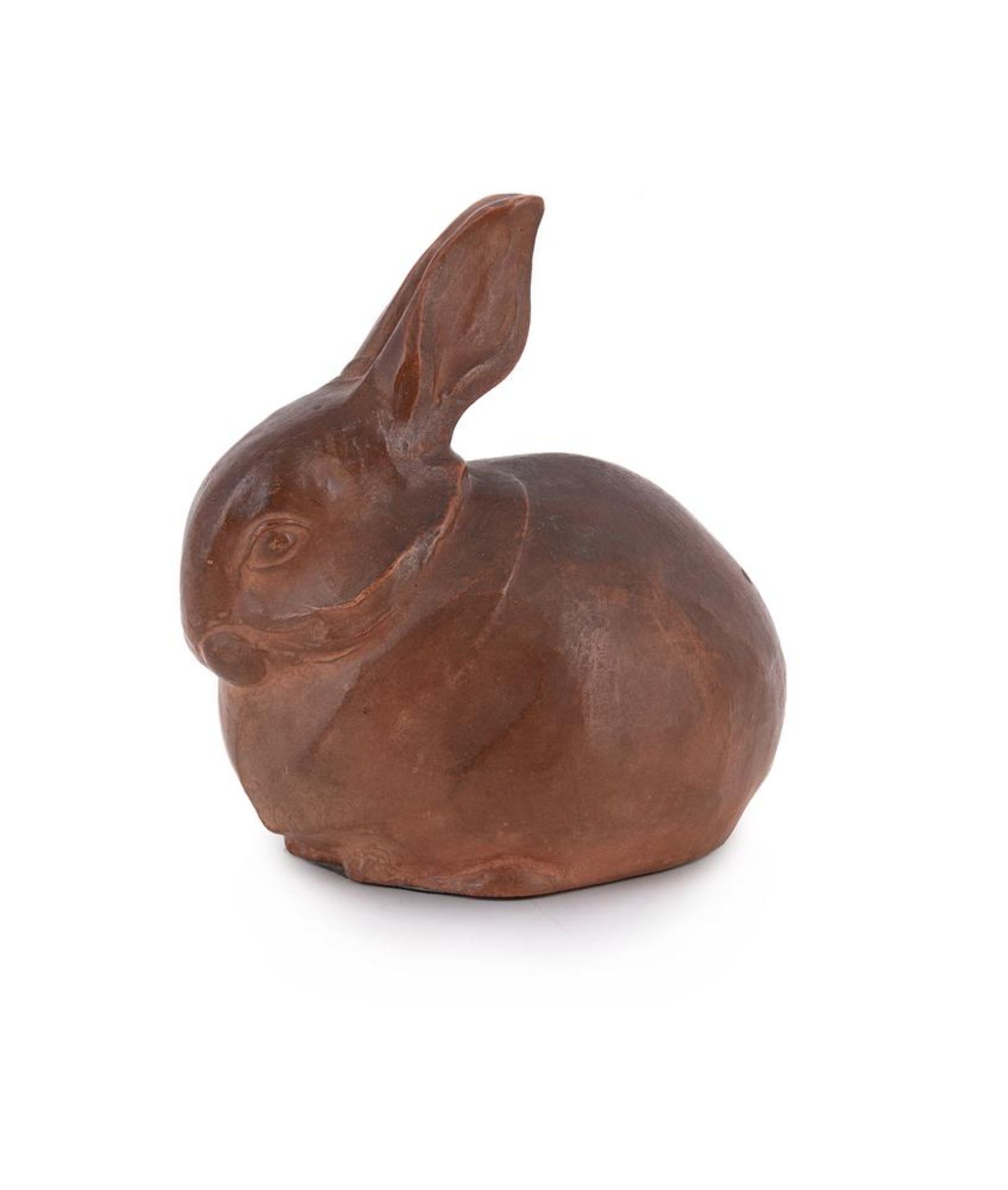 λ RAPHAEL DILIGENT (FRENCH, 1885-1965), A TERRACOTTA MODEL OF A RABBIT - Image 2 of 5