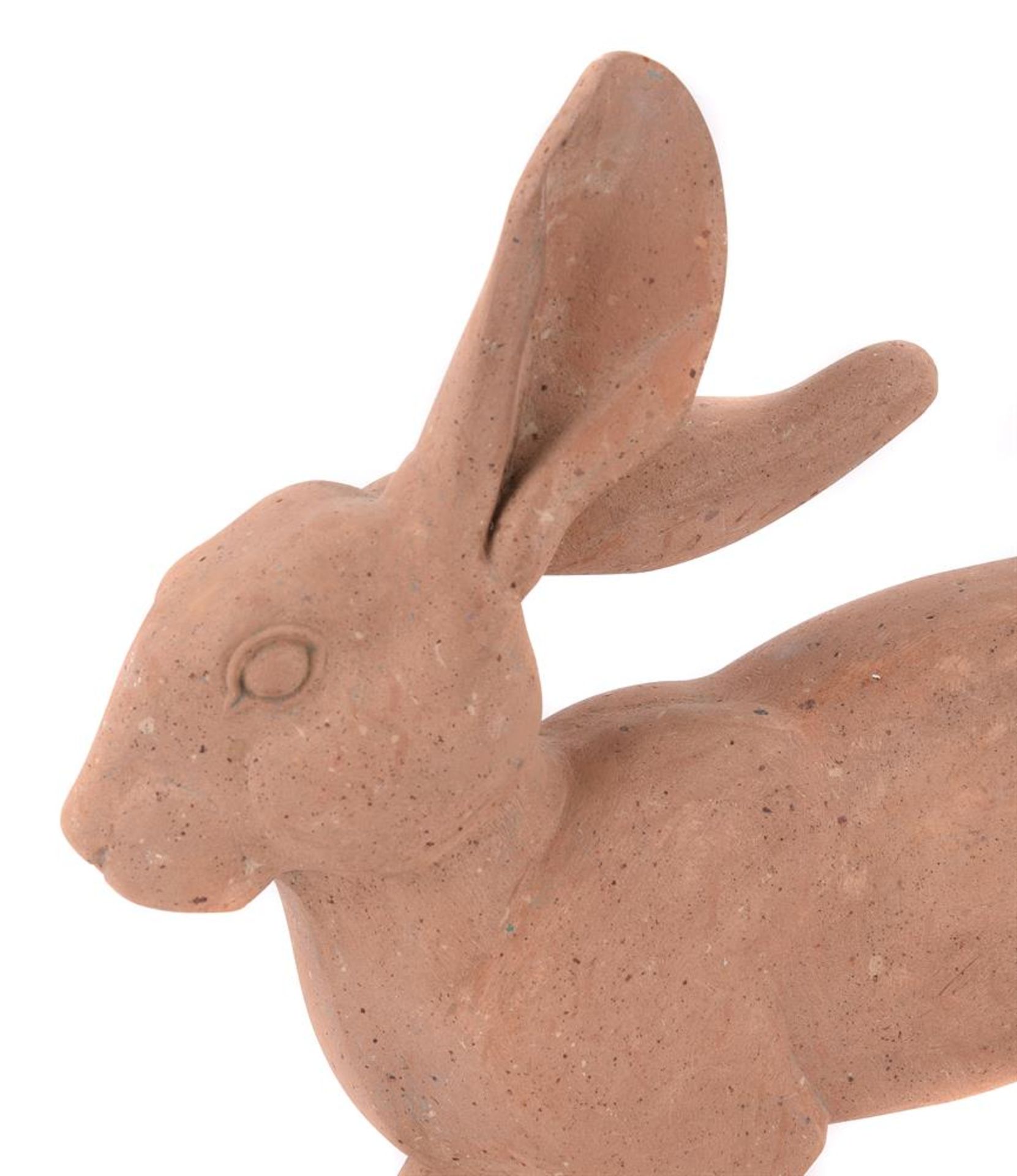 λ RICCARDO SCARPA (ITALIAN, 1905-1999), A TERRACOTTA MODEL OF A RABBIT - Image 4 of 6