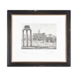 A SET OF TWELVE FRAMED ENGRAVINGS OF VIEWS OF ROME, EARLY 19TH CENTURY