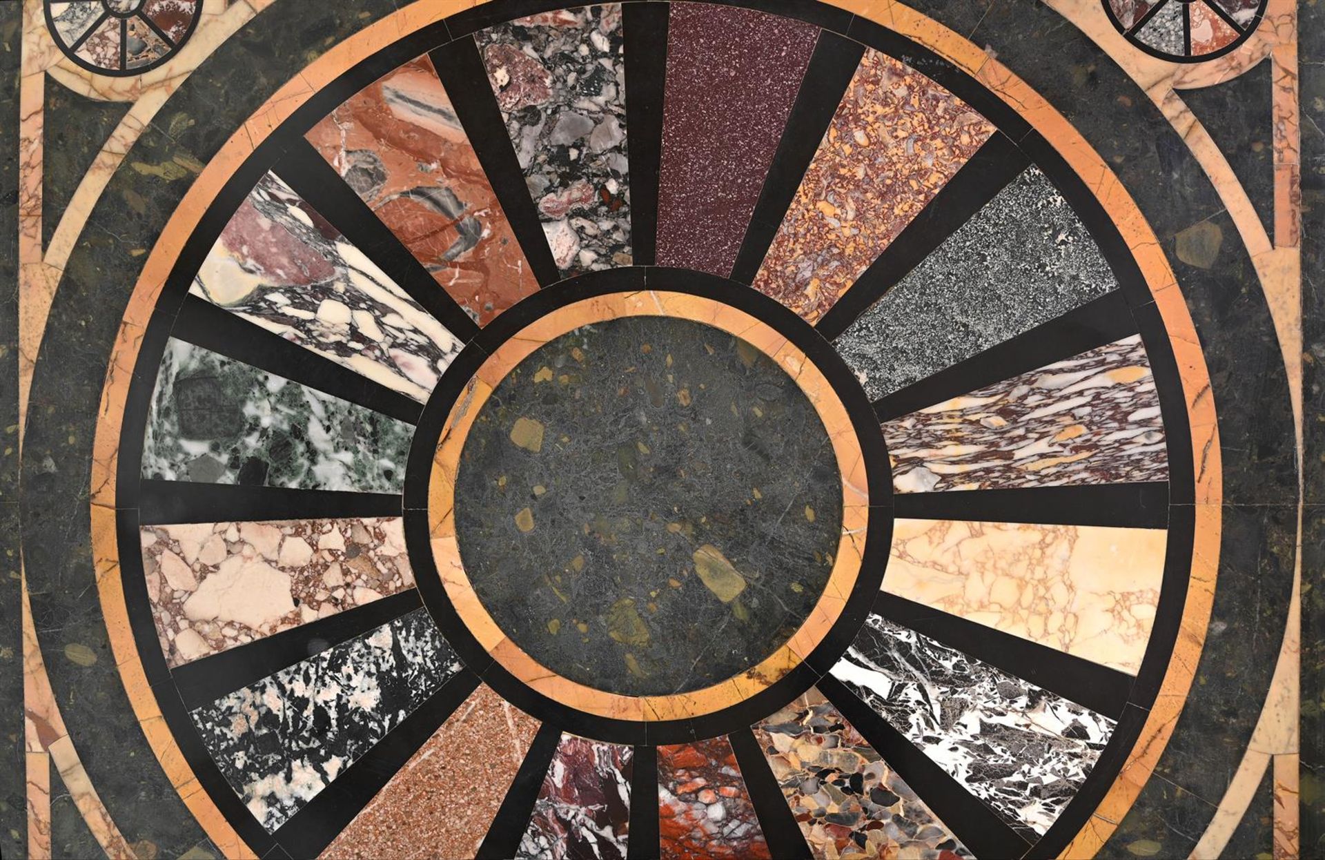 A SPECIMEN MARBLE INLAID CENTRE TABLE, IN THE LATE 18TH CENTURY MANNER, CONTEMPORARY - Image 6 of 7