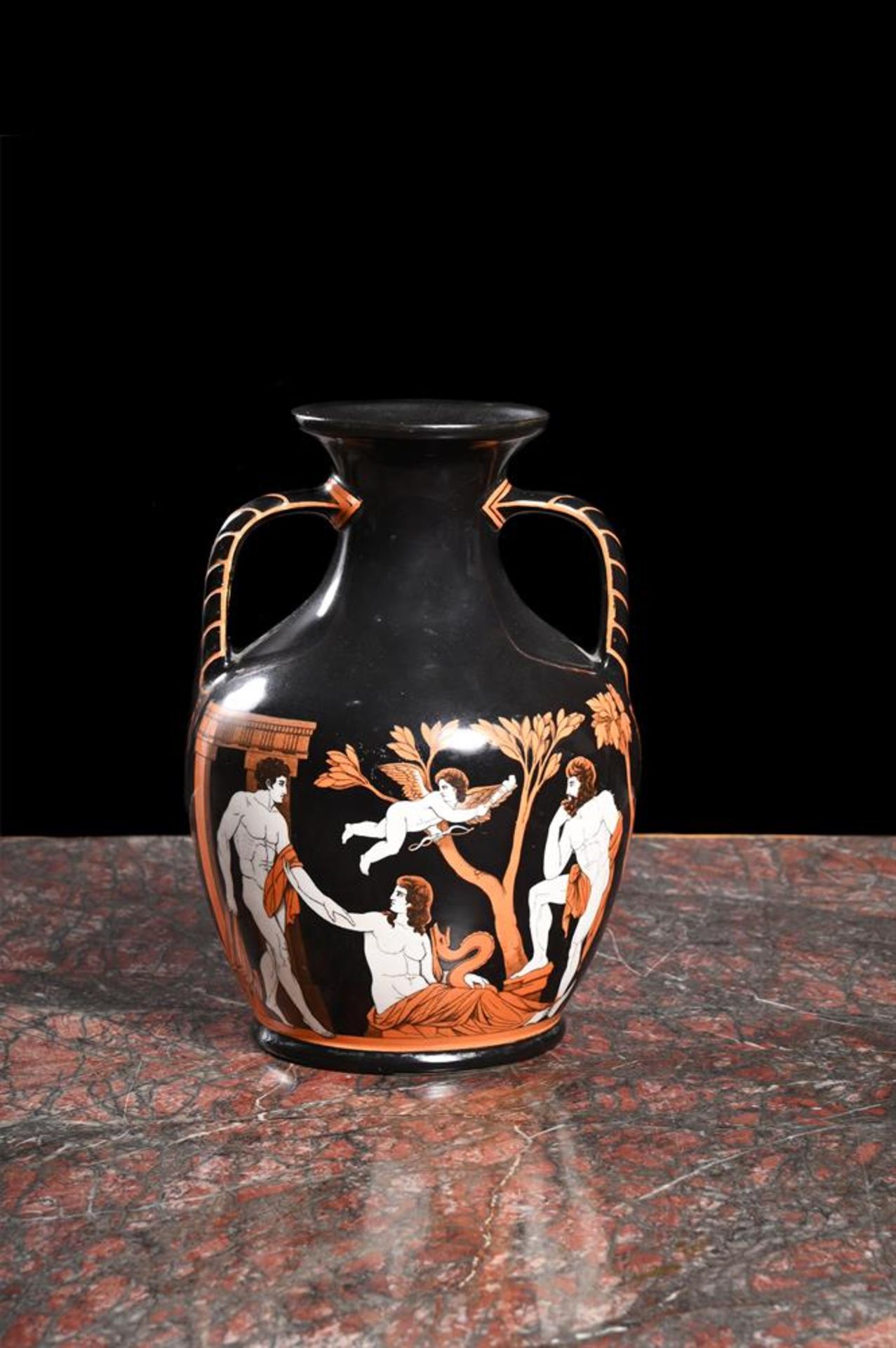 SAMUEL ALCOCK & CO, THE PORTLAND VASE, CIRCA 1850-1880 - Image 2 of 4