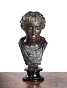 AFTER THE ANTIQUE- A 'GRAND TOUR' BRONZE BUST OF FAUSTINA THE YOUNGER, 18TH CENTURY