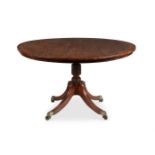 A REGENCY MAHOGANY CENTRE TABLE, IN THE MANNER OF GILLOWS