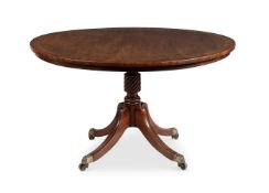 A REGENCY MAHOGANY CENTRE TABLE, IN THE MANNER OF GILLOWS
