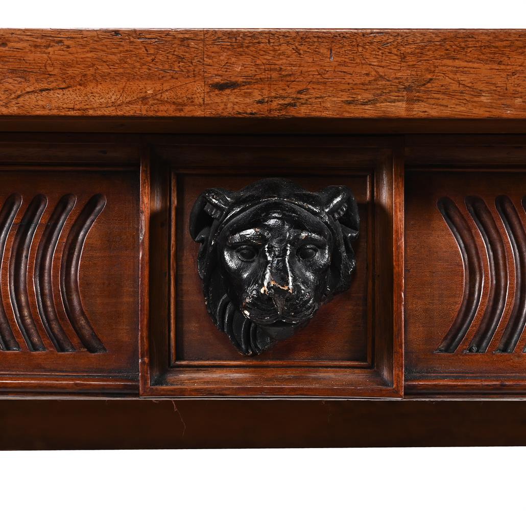 A GEORGE IV MAHOGANY PEDESTAL SIDEBOARD, IN THE MANNER OF MACK, WILLIAMS & GIBTON, CIRCA 1830 - Image 4 of 5