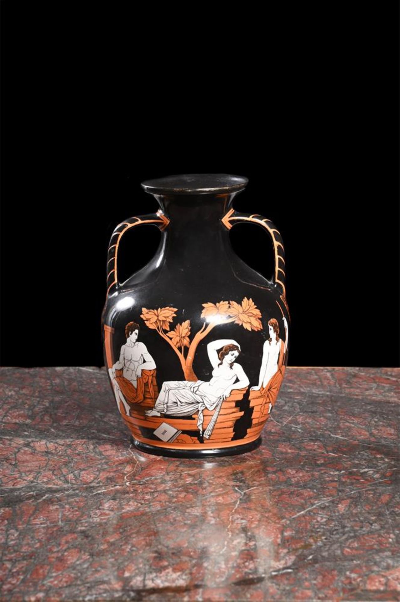 SAMUEL ALCOCK & CO, THE PORTLAND VASE, CIRCA 1850-1880