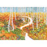 Helen Brough, Birch Forest with Path, 2023