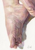 Sheila Wallis, Study of a foot, 2023