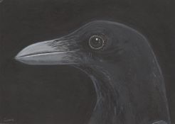 Christopher Gee, Crow at Night, 2023