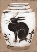 Richard Nott, Pot Portrait from 18th C Rabbit Jar, 2023