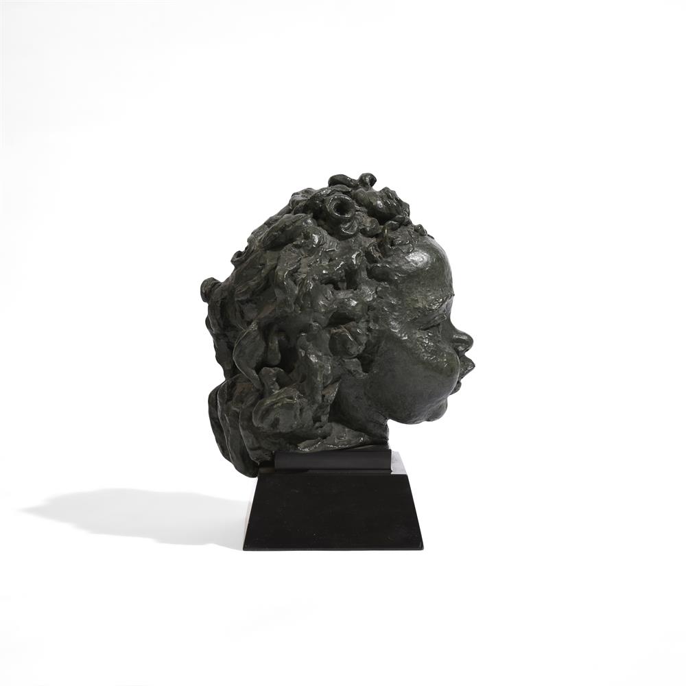 λ SIR JACOB EPSTEIN (BRITISH 1880-1959), EIGHTH PORTRAIT OF PEGGY JEAN (WITH CURLY HAIR...) - Image 3 of 4