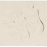 ERIC GILL (BRITISH 1882-1940), STUDY OF TWO FEMALE NUDES