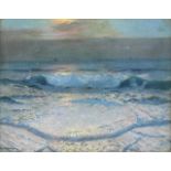 JULIUS OLSSON (BRITISH 1864-1942), EVENING WAVES