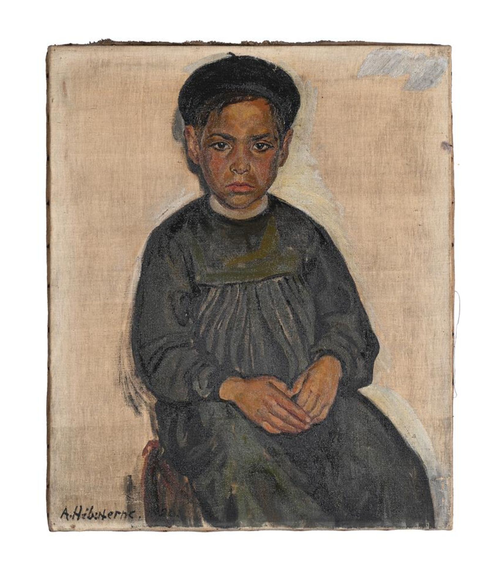 λ ANDRÉ HEBUTERNE (FRENCH 1892-1979), ENFANT BASQUE, SEVERINO - Bild 2 aus 4